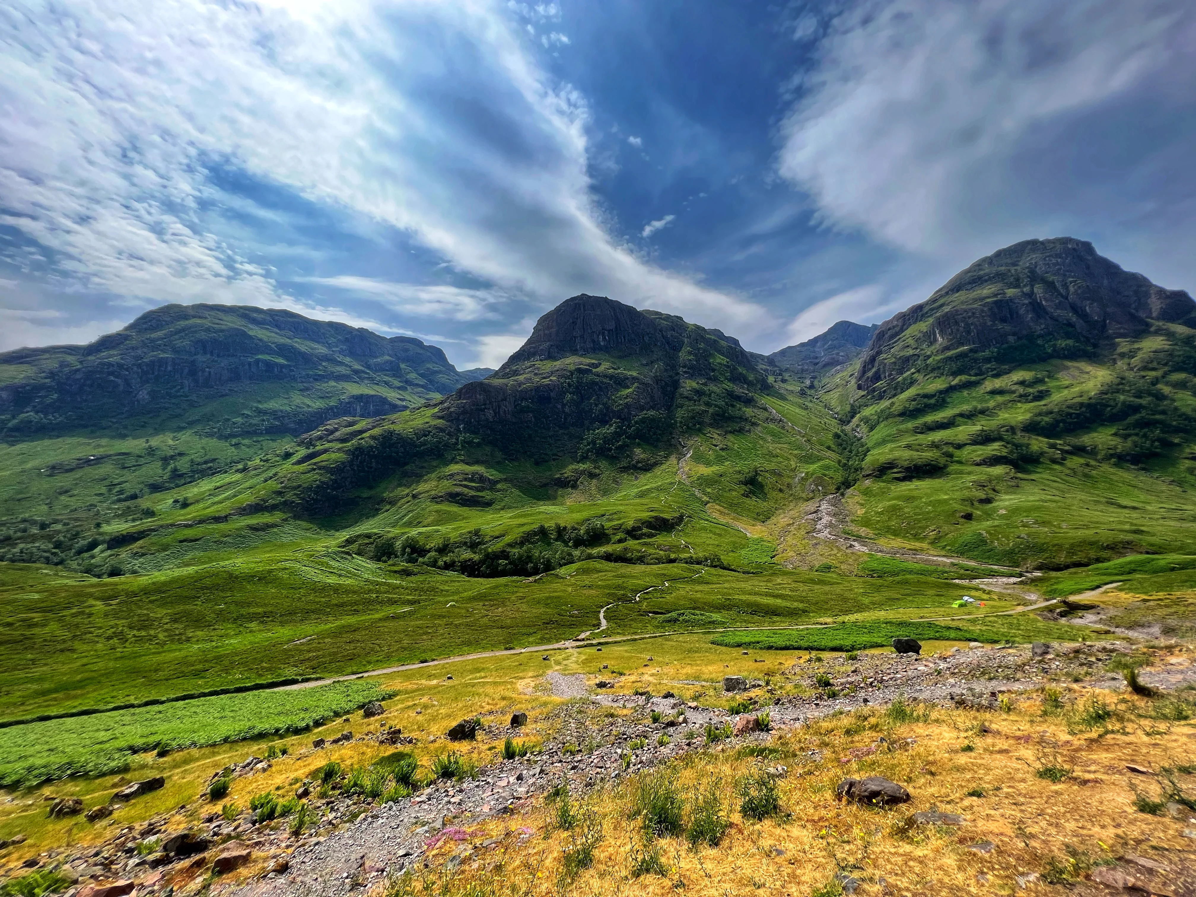 Three Sisters of Glencoe in Scotland